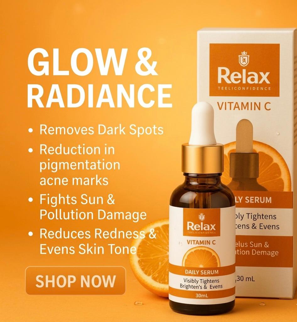 Relax Vitamin C Daily Serum – Brightening & Anti-Aging Formula