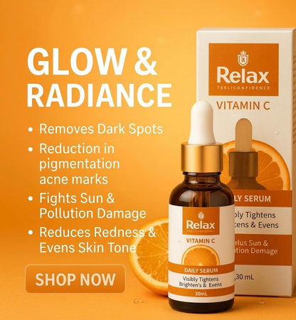 Relax Vitamin C Daily Serum – Brightening & Anti-Aging Formula